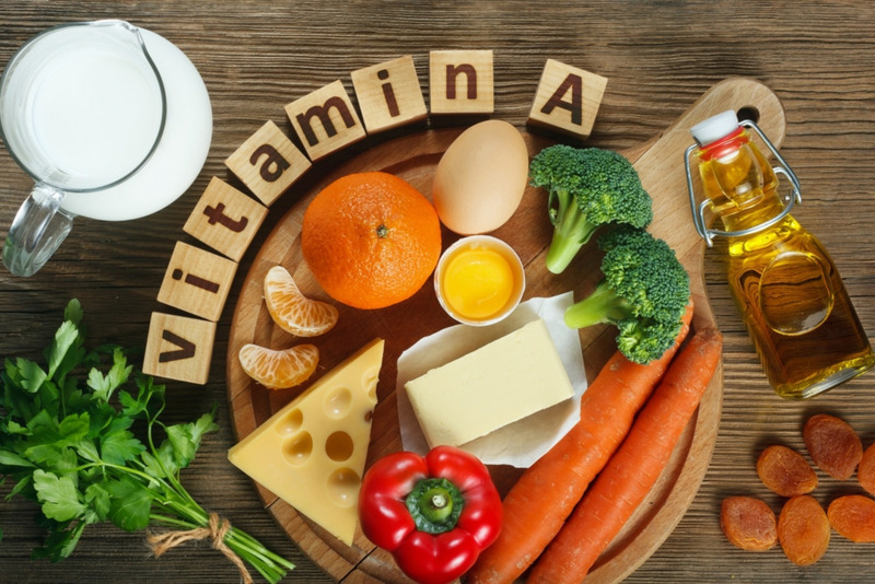 Bổ sung các thực phẩm có chứa vitamin A, D, C,...