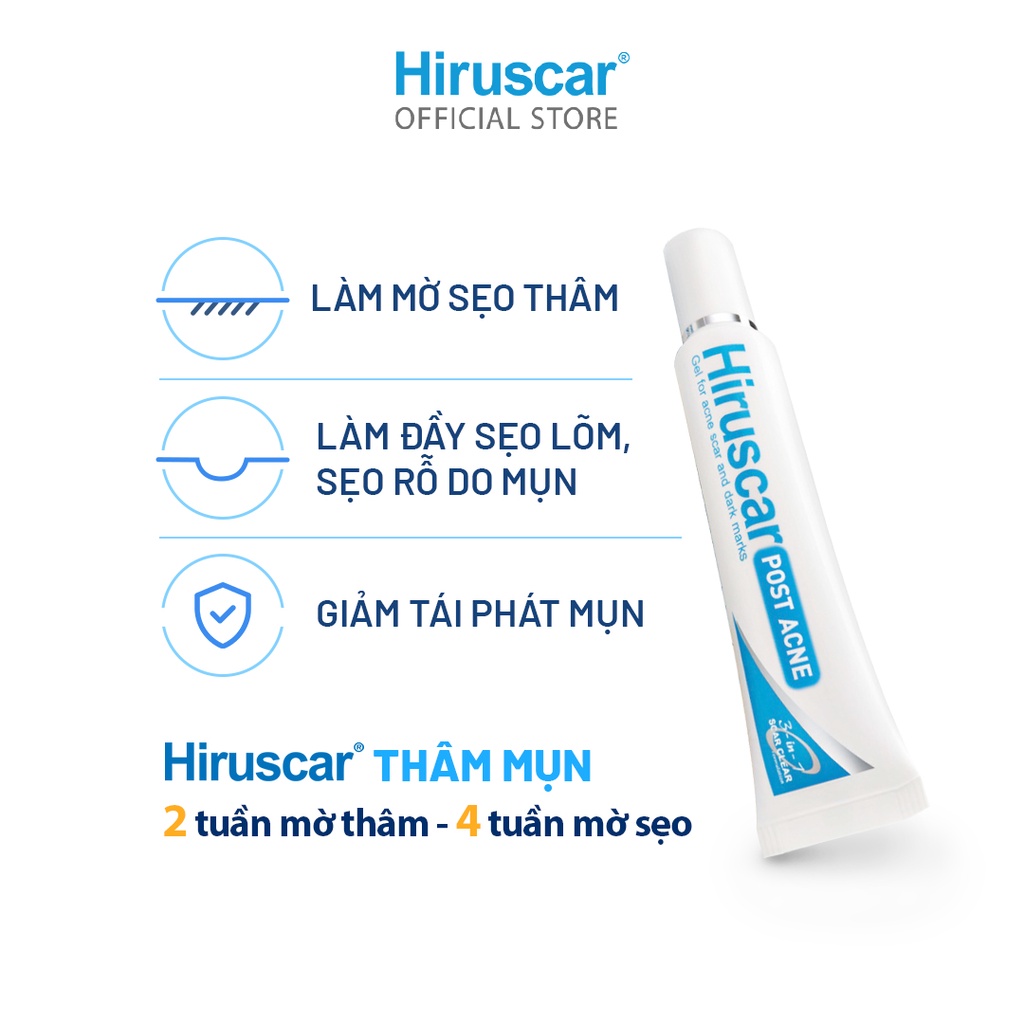 Thuoc tri mun tham Hiruscar Post Acne