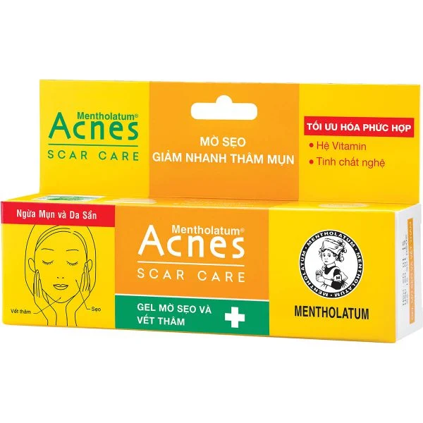 acnes scar care gel mo seo va giam tham mun