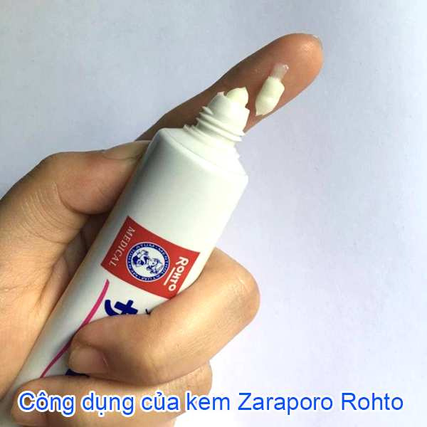 Công dụng của kem Zaraporo Rohto Nhật Bản