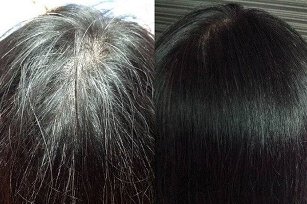 Dầu gội phủ bạc giúp lấy lại mái tóc đen óng cho người sử dụng