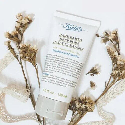 sua rua mat kiehls rare earth deep pore daily cleanser