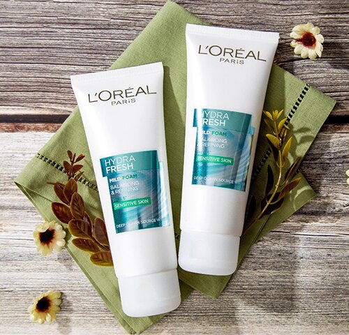 loreal hydra bọt nhẹ tươi