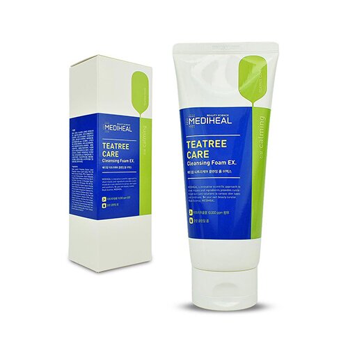 sua rua mat mediheal teatree care cleansing foam