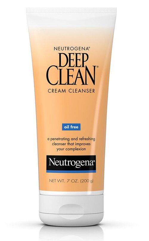 sua rua mat neutrogena deep clean cream cleanser