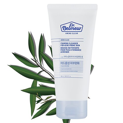 sua rua mat the face shop dr belmeur amino clear foaming cleanser for acne prone skin 1