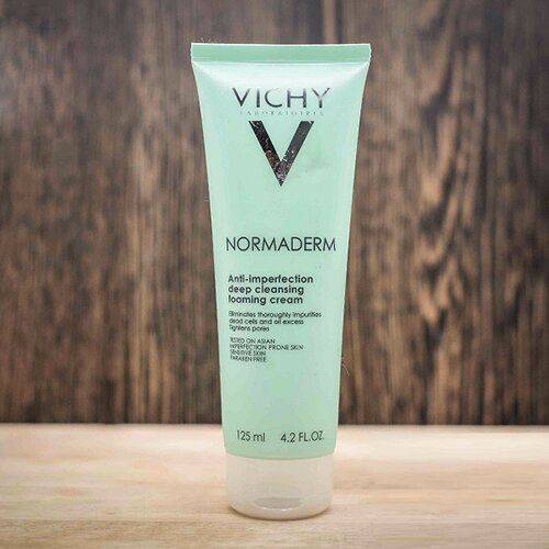 sua rua mat vichy Normaderm kem tạo bọt làm sạch sâu