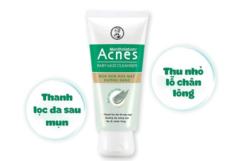 Review 10 Sản Phẩm Acnes Sữa Rửa Mặt Tốt Nhất Hiện Nay 3 Sua rua mat Acnes Baby Mud