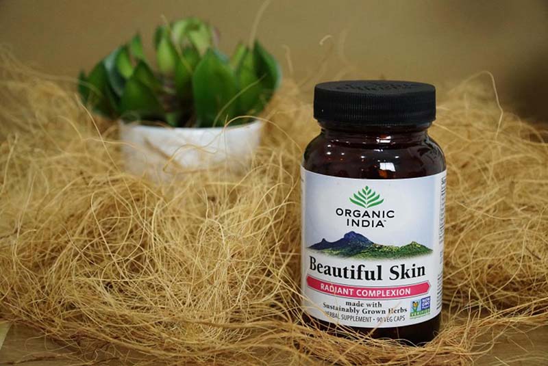 Vien uong giam tham mun Beautiful Skin Organic India