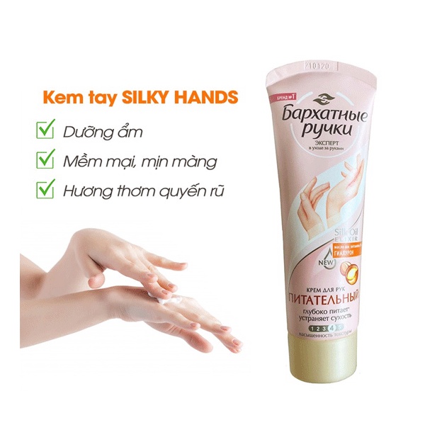 Kem duong da tay Silky Hands 2 1