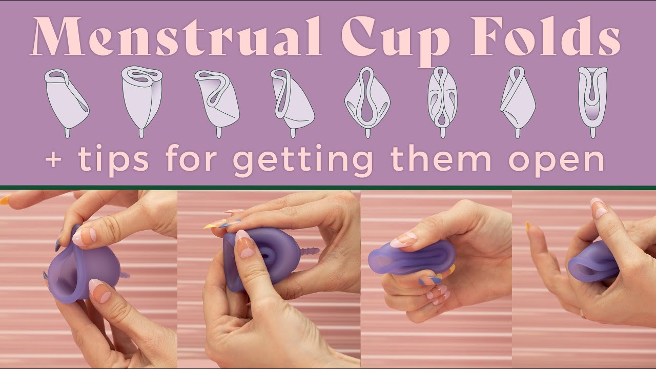How to use and insert a menstrual cup