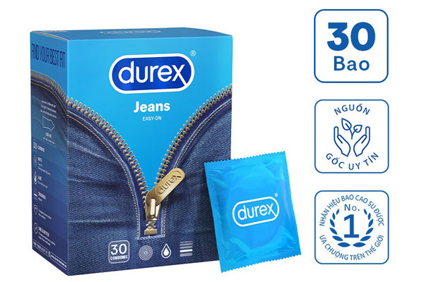 Durex Jeans là mẫu bao cao su cao cấp thuộc dòng Easy On