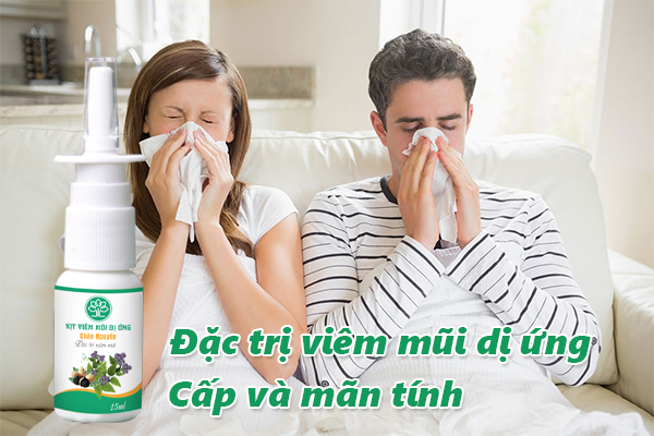 Công dungj thuốc xịt viêm mụi dị ứng Chân Nguyên
