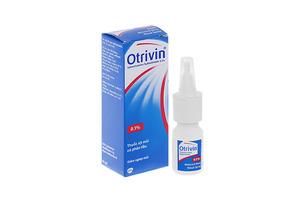 Thuốc xịt trị viêm mũi dị ứng Otrivin 0.1%