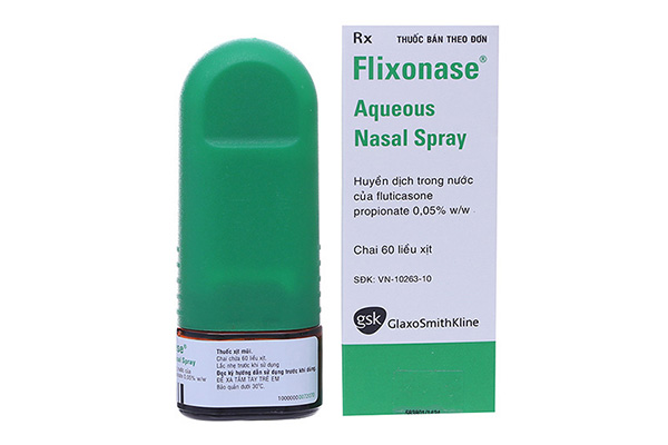 Thuốc xịt trị viêm mũi dị ứng Flixonase