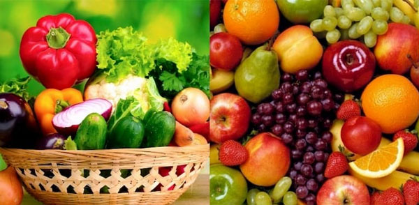 Người bị bệnh vẩy nến nên ăn nhiều trái cây và rau xanh