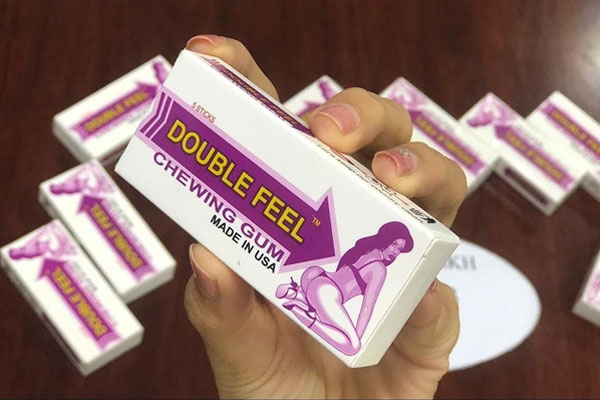 Kẹo cao su kích dục Double Feel giúp kéo dài cuộc yêu gấp 2-3 lần Kẹo cao su kích dục Double Feel giúp kéo dài cuộc yêu gấp 2-3 lần