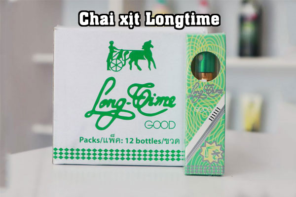 Chai xịt Longtime là dòng sản phẩm kéo dài thời gian quan hệ nổi tiếng tại Thái Lan
