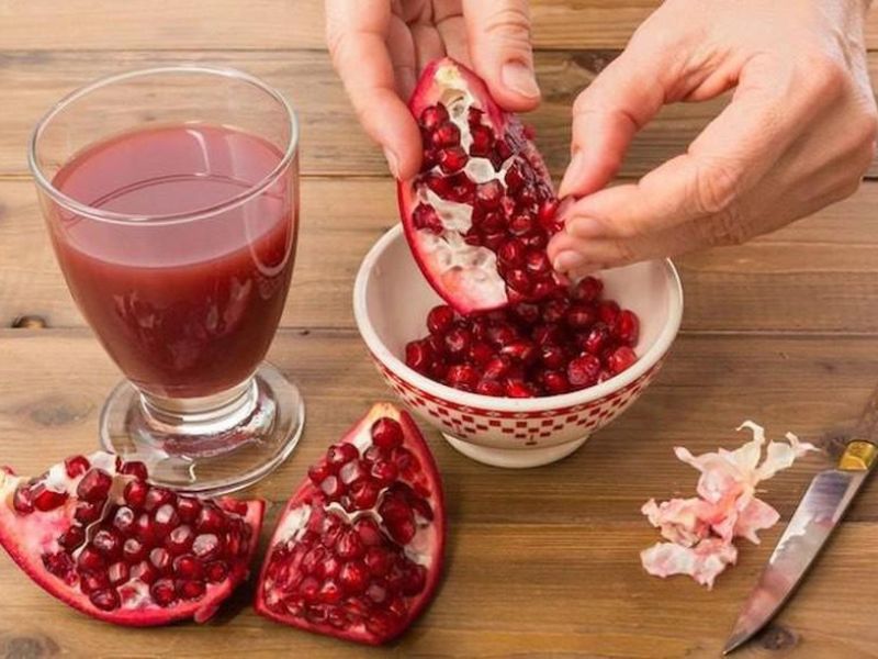 Lựu ăn trực tiếp sẽ giữ được hương vị thơm ngon ban đầu