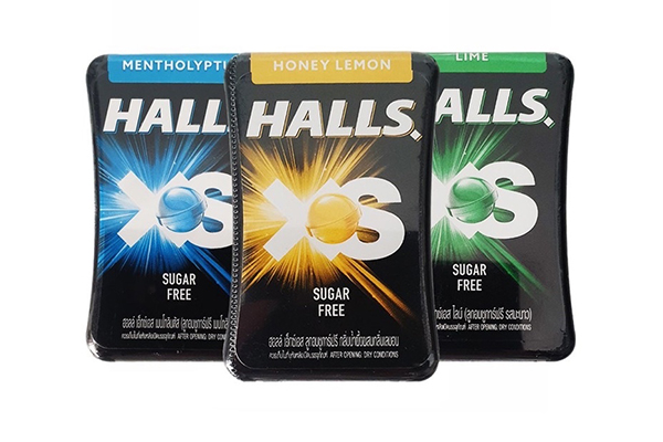 Kẹo cai thuốc lá Sugar Free Halls