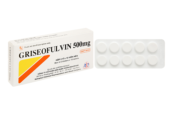 Thuốc chống nấm Griseofulvin trị lang ben