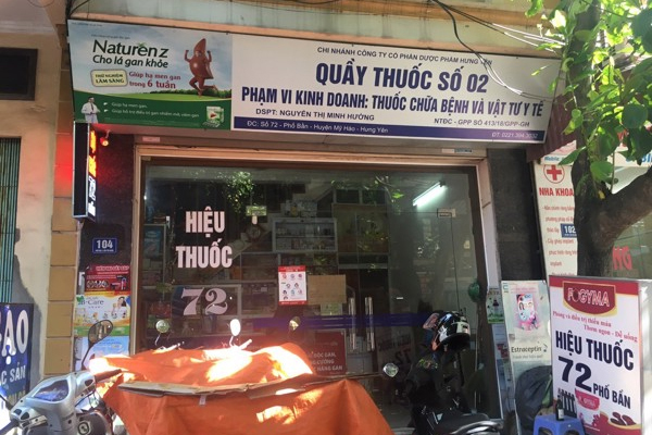 Nhà thuốc số 02 - mua thuốc trị nấm móng tay tại Hưng Yên