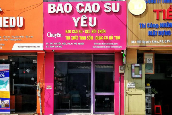 Cửa hàng bán bao cao su tại Hà Tiên - Shop Yêu