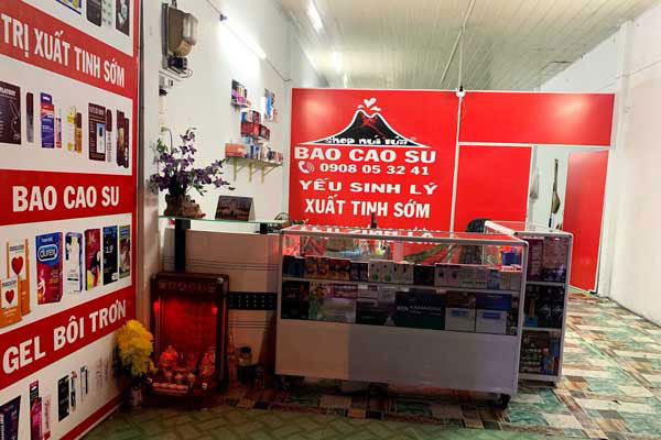 Shop bao cao su Núi Lửa 