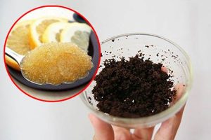 Cách trị mụn lưng ở nam giới bằng bã cà phê và đường vàng